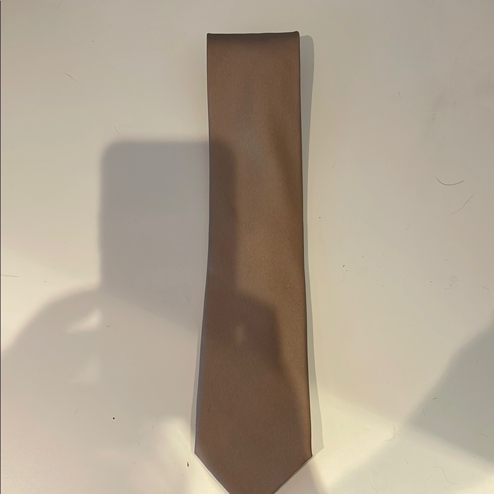 Classic Gold Silk Hermes  Tie